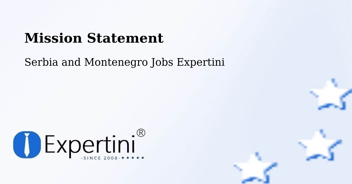 Corporate Mission – Oshawa - Serbia and Montenegro Jobs Expertini