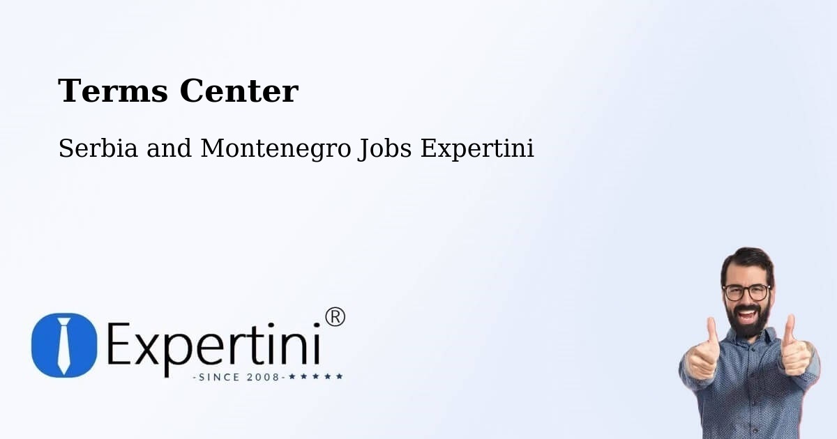 Terms of Service – Oshawa - Serbia and Montenegro Jobs Expertini